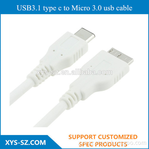 USB3.1 type c to Micro 3.0 usb cable